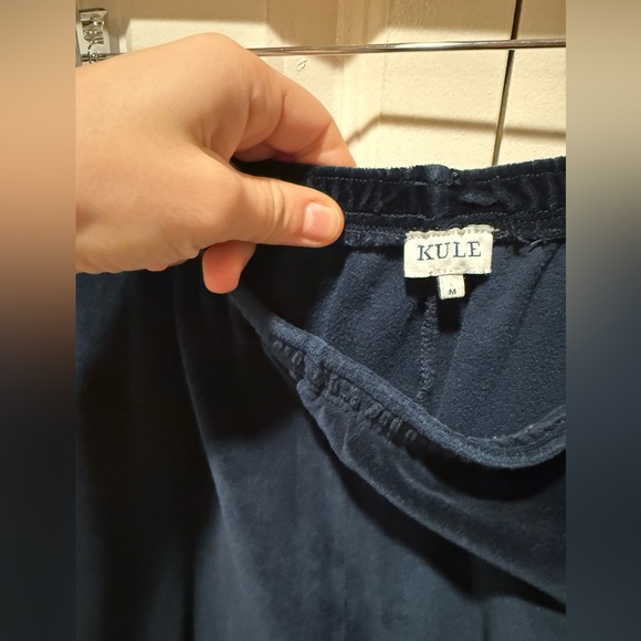 KULE The Velour Jogger Pants in Navy Women’s , size M - Picture 7 of 7